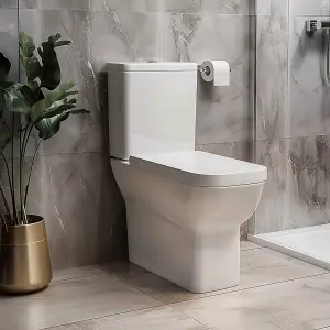 Astral Comfort Height Close Coupled Toilet with Soft Close Seat & Cistern