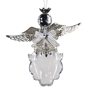 Acrylic Angel With Wing Hanging Figurine Ornament