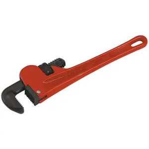 250mm Cast Steel Pipe Wrench - European Pattern - 9-45mm Carbon Steel Jaws