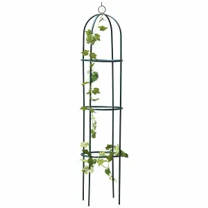 1.9m Garden Steel Obelisk Support Frame