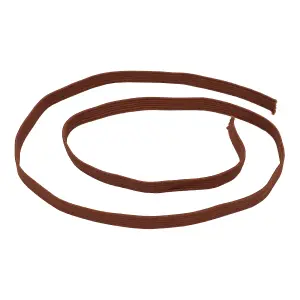 5mm Wide Flat Elastic Band, Adjustable Strech Elastic Cord Flat Tape, Brown - 25 metres