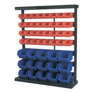 Sealey Bin Box Storage System Powder Coated Steel Racking With 47 Bins TPS47