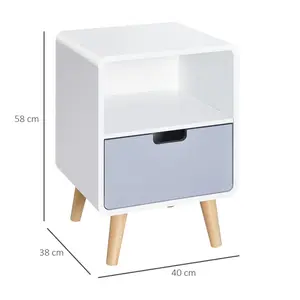 Rhiannon 1 Drawer Bedside Table