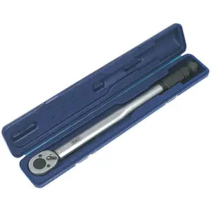 Precision Calibrated Micrometer Torque Wrench - 1/2" Drive with Flip Reverse Ratchet