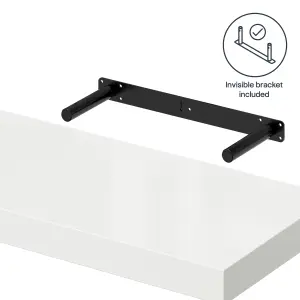 GoodHome Cusko Rectangular Floating shelf (L)60cm x (D)23.5cm