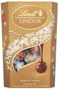 Lindt Lindor Assorted Chocolate Truffles Box 337G