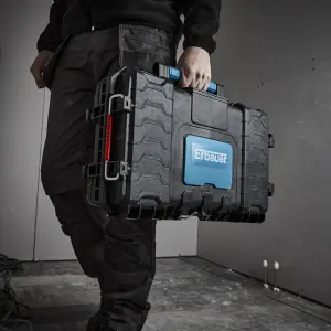 Erbauer Connecx Modular Storage Black 22.2in Toolbox