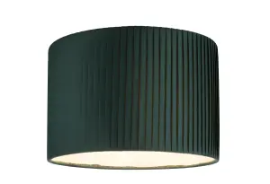 GoodHome Louth Dark green Round Lamp shade (D)30cm