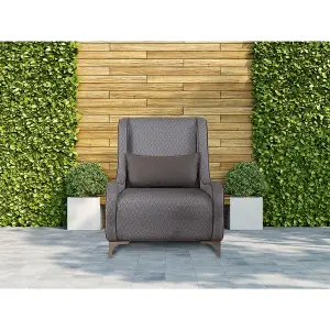 Emelda Grace Phluid Armchair - Dark Grey