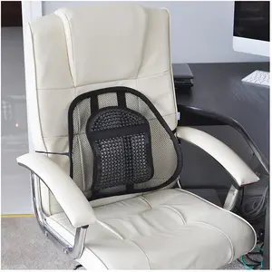 Air Flow Lumbar Support - Easily Strap to Office Chair - Relieve Spine Pressure