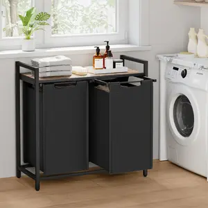 Laundry Sorter Camel Brown/Black