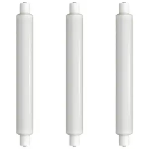 Crompton Lamps LED Double Ended Tubular 3.5W SCC-S15 Cool White Opal (30W Eqv) (3 Pack)