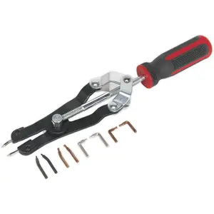 Versatile Internal External Circlip Pliers with Interchangeable Tips for Precision Tasks