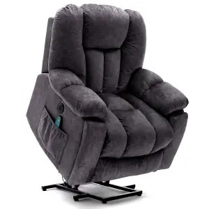 Power Massage Lift Recliner Chair with Heat and Vibration and Safety Motion Reclining Mechanism