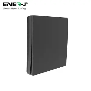 ENER-J Wireless Kinetic 1 Gang Switch Eco Series (Black body)