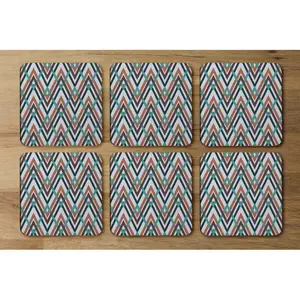 Square 6 Piece Coaster Set (Set of 6)