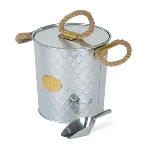 ICE & CHAMPAGNE BUCKET - GALVANISED STEEL