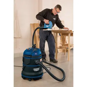 Draper Expert 230V M-Class Wet and Dry Vacuum Cleaner, 35L, 1200W 38015