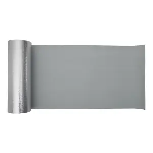 Gray Linen Texture PVC Wallpaper Plain Effect Waterproof Self Adhesive Wallpaper Roll 5m²