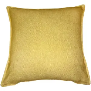 Sqaure Throw Cushion Mustard