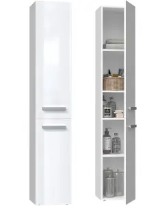 Nel II Bathroom Cabinet Gloss White