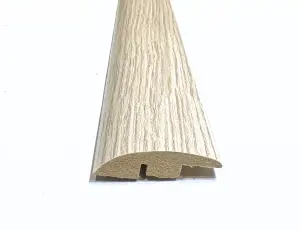 Laminate Wood Flooring MDF Ramp Edge Threshold Trim 0.9m Length Strip - Washington Oak