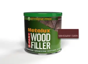 Metolux 2 Part Styrene Free Wood Filler 770ml - Mahogany