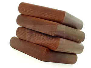 Mahogany Stain Wood Corner Feet 45mm High Replacement Furniture Sofa Legs Self Fixing  Chairs Cabinets Beds Etc PKC321