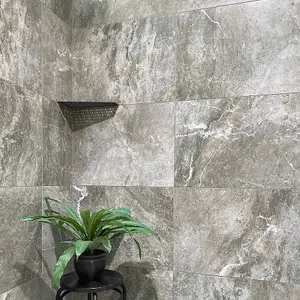 Drach Argent 900 x 450 matt stone effect tile