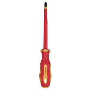 Draper  XP1000 VDE Cross Slot Screwdriver, No.3 x 150mm 64433