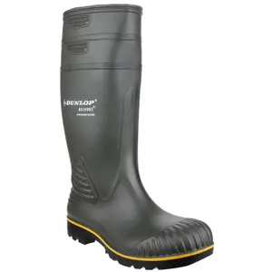 Dunlop Acifort Heavy Duty Non Safety Wellington Green