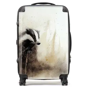 Badger Watercolour Suitcase - Medium