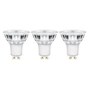 Diall 3.6W 345lm Clear Reflector spot Neutral white LED Light bulb, Pack of 3