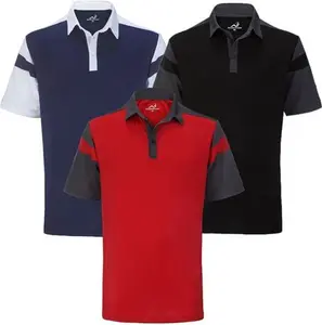 Woodworm Tour Performance V4 Mens Golf Polo Shirts 3 Pack