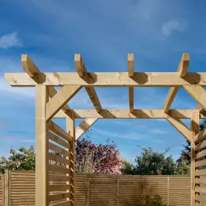 Rowlinson Stapeley Wooden Garden Arch