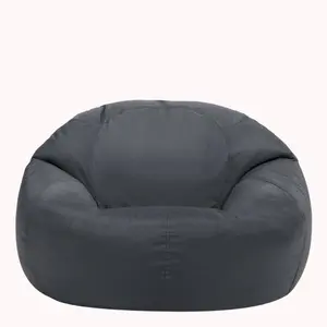 Veeva Classic Indoor Outdoor Bean Bag Slate Grey Bean Bag Chair