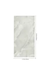 Peel and Stick Marble Look Wall Panels Self Adhesive Wall Tiles H 60 x W 30 x T 0.2cm