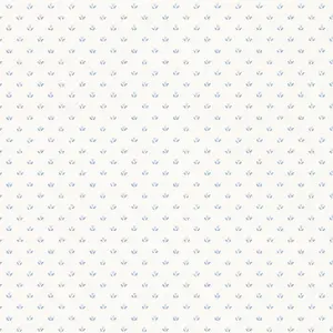 Galerie Fresh Kitchens 5 Blue Small Tulip Motif Smooth Wallpaper