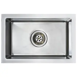 vidaXL Handmade Kitchen Sink Stainless Steel