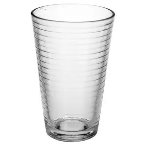 URBNLIVING 300ml 6 Pcs London Drinking Patterned Cup Water Juice Cocktail Tumbler Glassware Sets