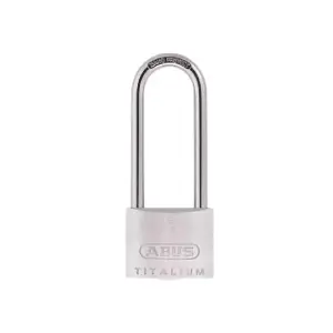 ABUS Mechanical 64TI/40mm TITALIUM™ Padlock 63mm Long Shackle Carded