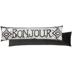 furn. Bonjour Mosaic Message Velvet Draught Excluder