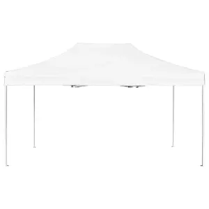 Berkfield Professional Folding Party Tent Aluminium 4.5x3 m White