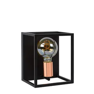 Lucide Arthur Modern Wall Light - 1xE27 - Black