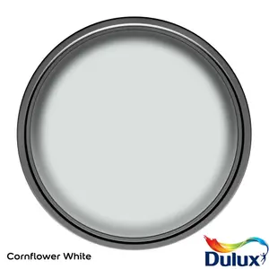 Dulux One coat Cornflower white Matt Emulsion paint, 2.5L