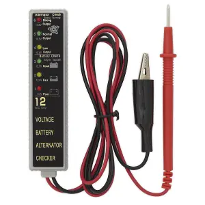 Sealey Battery & Alternator Tester 12V LED AK400