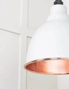 Smooth Copper Brindley Pendant in Flock