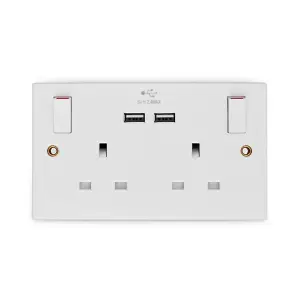 Securlec Switched Socket White (One Size)