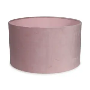 ValueLights Reni Blush Pink Velvet Medium Ceiling Pendant Lamp Shade