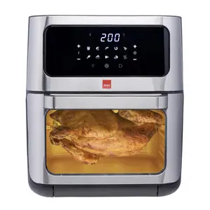 SENSIO HOME 12L Air Fryer Oven Rotisserie and Dehydrator, 10 in 1, Basket plus 4 More Accs 1800W